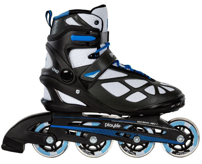 Playlife Inline Skates Black 80 Softboot 82A Black Size 45