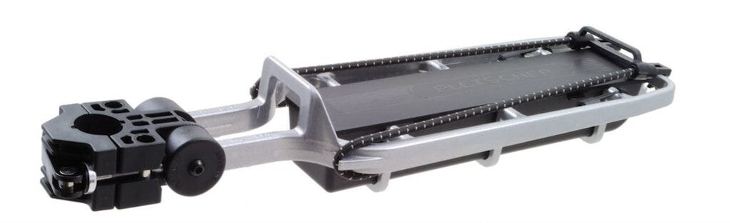 Proprietà del sedile di Pletscher Orion con scatola di stoccaggio QR Alu Silver