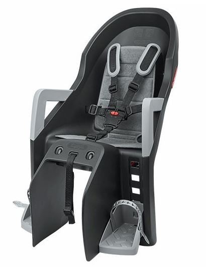 Zadnji sedež Guppy Maxi Carrier potrditev črno siva