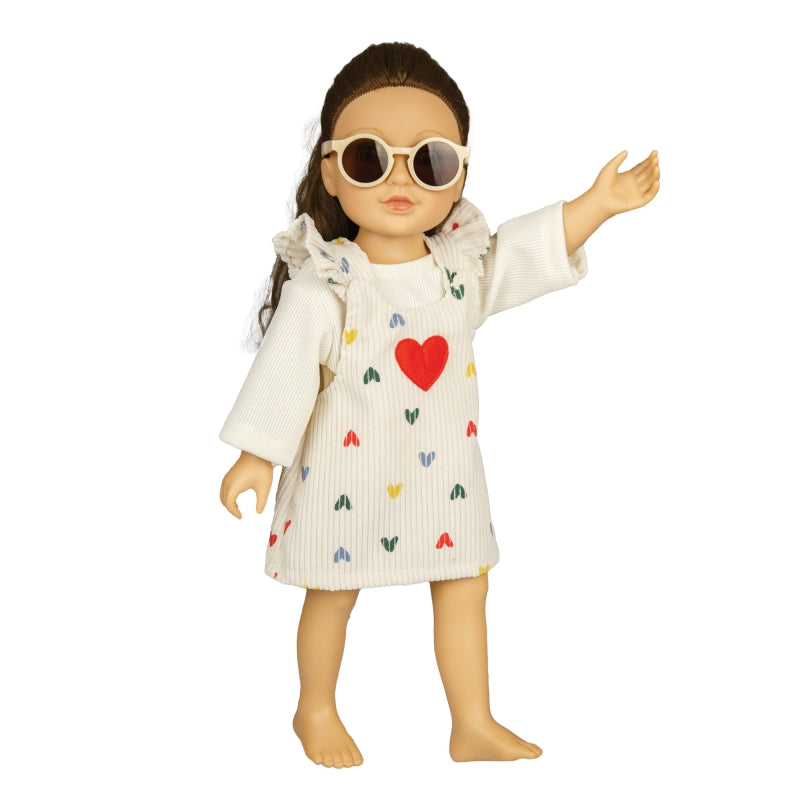 Heless doll sunglasses beige