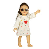 Heless doll sunglasses beige