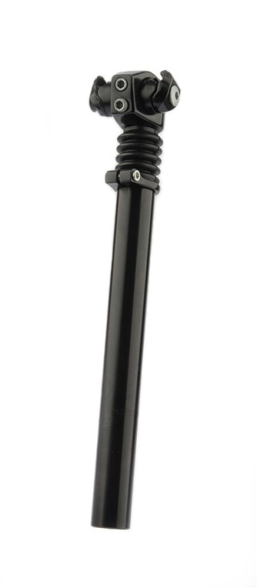 Postmodern Post Modern Seat Post Sweeping PM-207 ATB 2-Bolt 27.2ø 350mm Black
