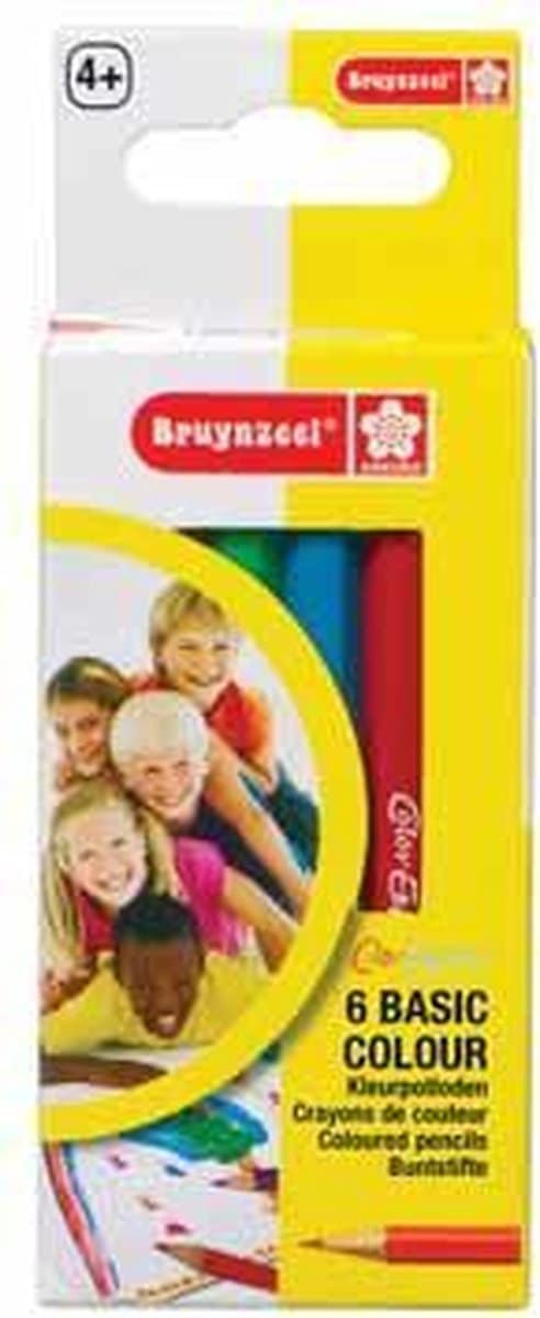 Bruynzeel - set of 6 mini colored pencils