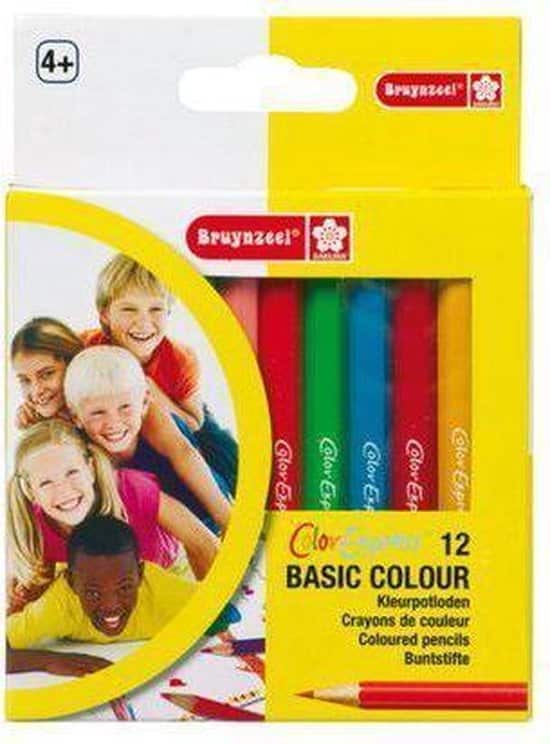 Bruynzeel - set of 12 mini colored pencils
