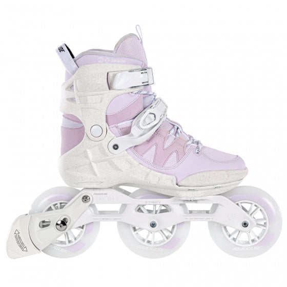 Powerslide en ligne Skates Phuzion Argon 110 Softboat 83a White Pink Mt 37