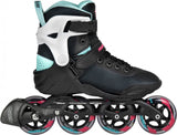 Powerslide Inline Skates Radon Teal 90 Softboat 83A Black MT 38