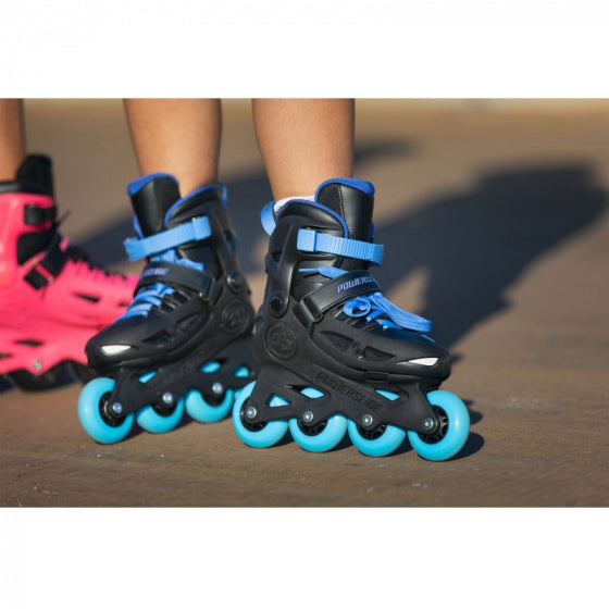 Powerslide One Stargaze Inlineskates 85A Black Blue Size 36 36