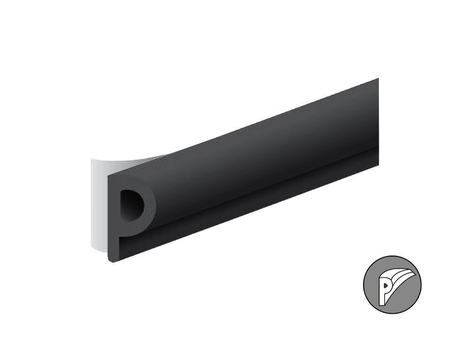 Ellen Draft Band P -Profile - Black - 8x5mm - 7,5 m