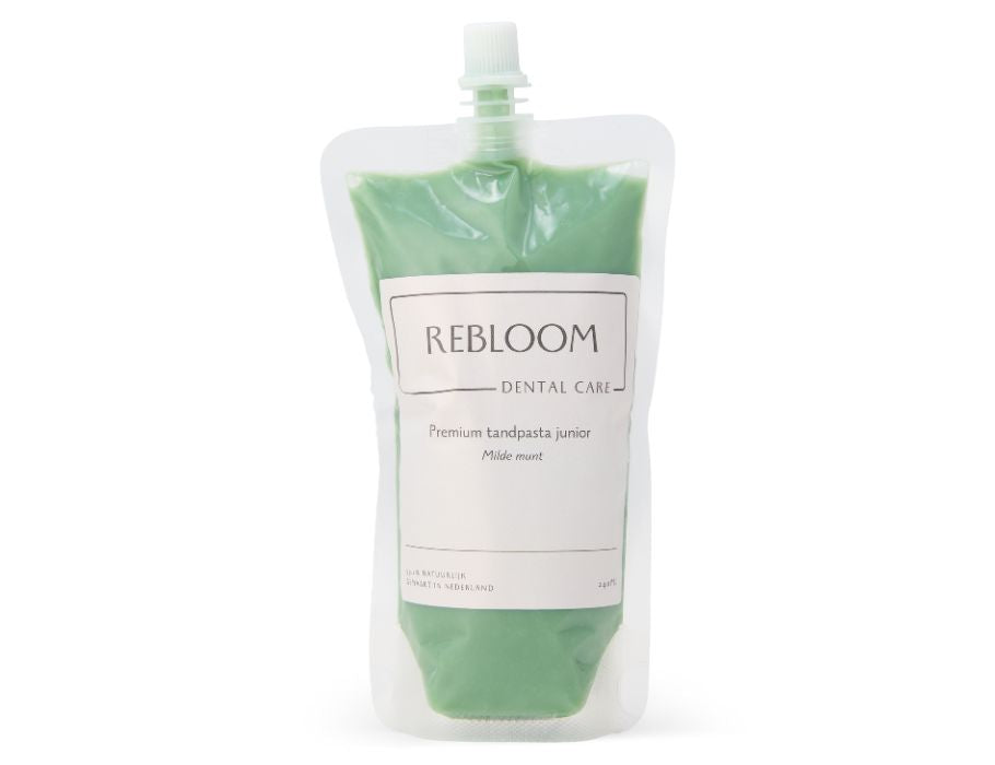 Rebloom Care Premium tannkrem juniorpåfylling - mild mynte - 240 ml