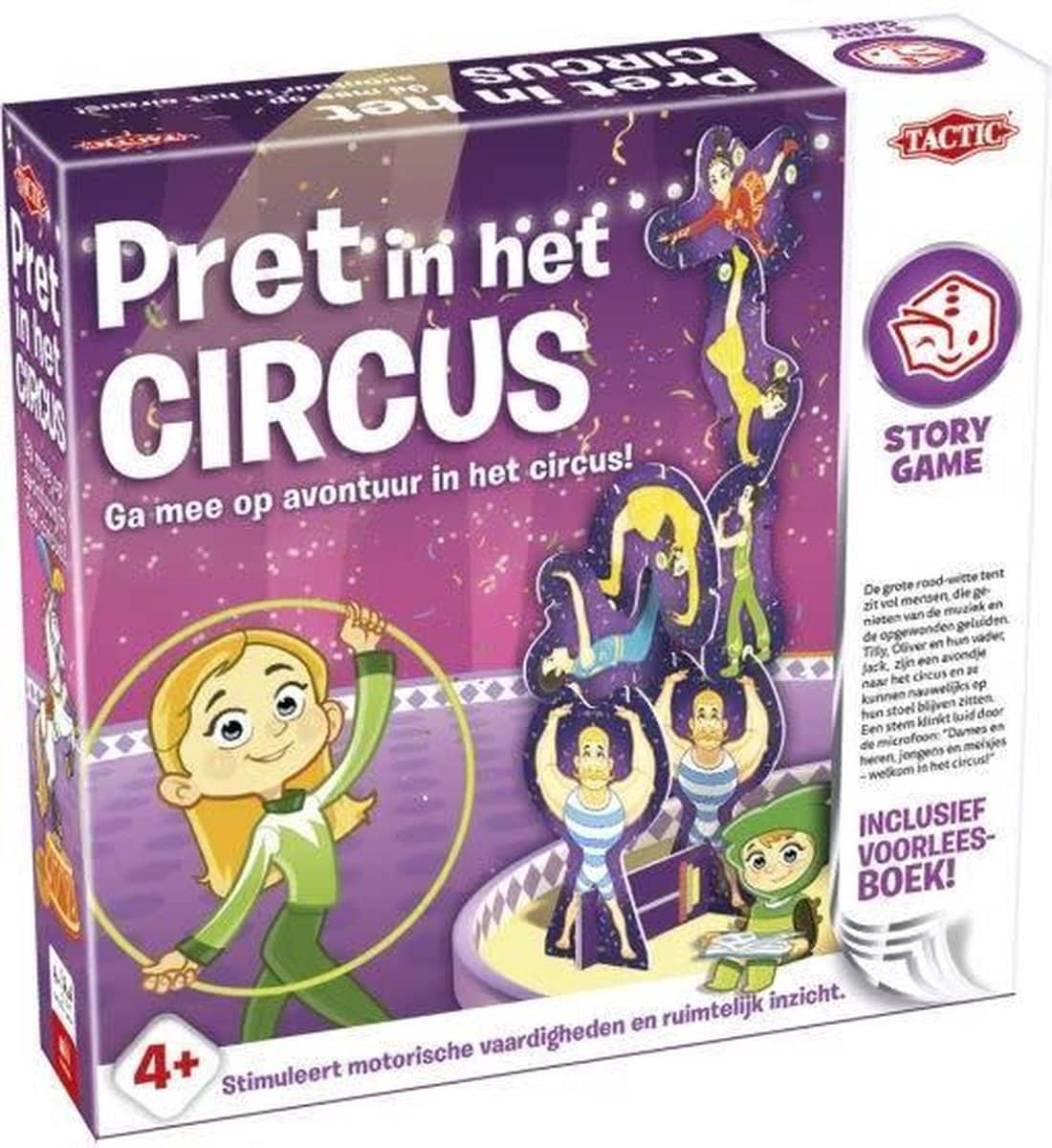 Taktik sjov i cirkusspillet, gå på et eventyr i cirkuset