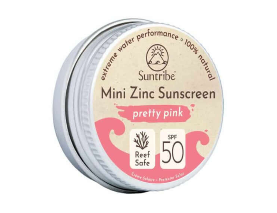 Suntribe sunscreen - face sport - SPF 50 - pretty pink - 15g