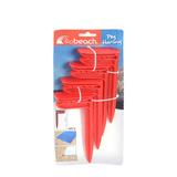 Towel peg with clamp set of 4 assorted color | 6 pieces