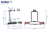Pro-Uživatel Amber III TOWBAR BICYCLE NARRIER 7 13-PIN MAX. 60 kg
