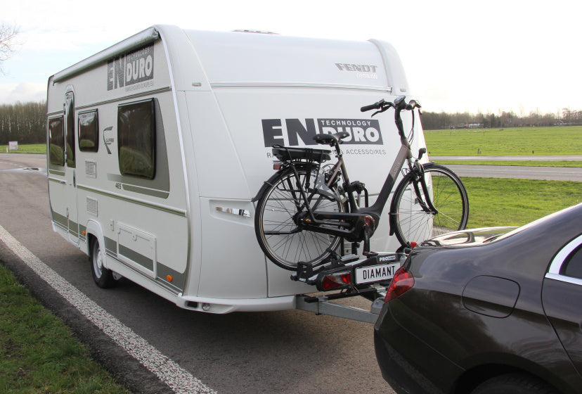 Pro-användare Caravan Tapble Dissel Adapter Max. 65 kg svart