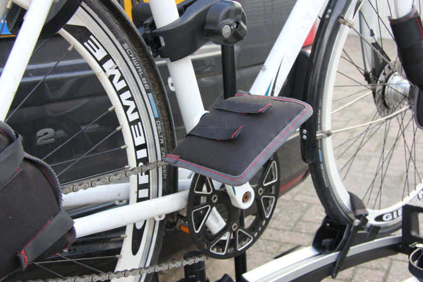 Protección de bicicletas a favor de los usuarios para portadores de bicicletas negros de 7 piezas