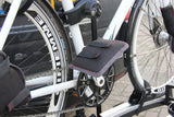 Protección de bicicletas a favor de los usuarios para portadores de bicicletas negros de 7 piezas