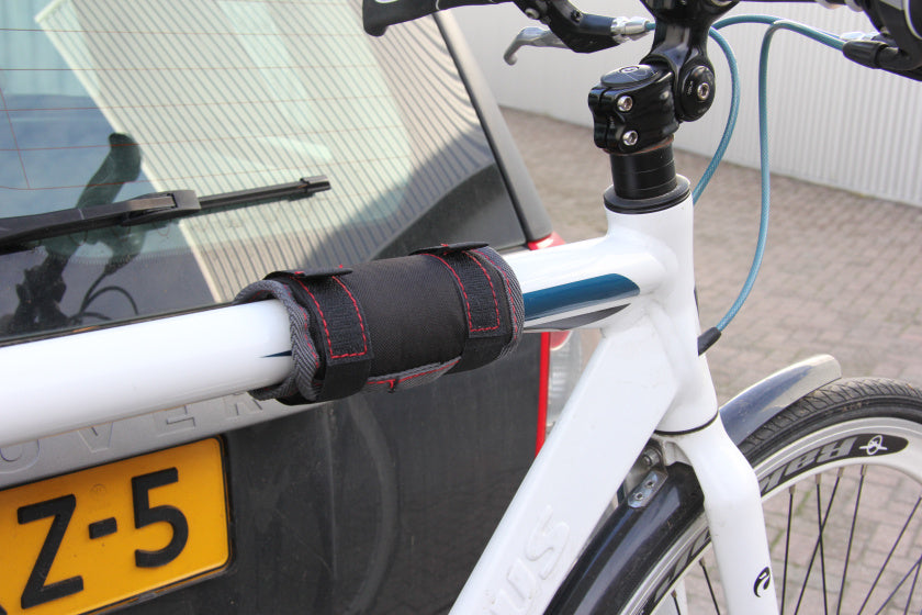 Protección de bicicletas a favor de los usuarios para portadores de bicicletas negros de 7 piezas