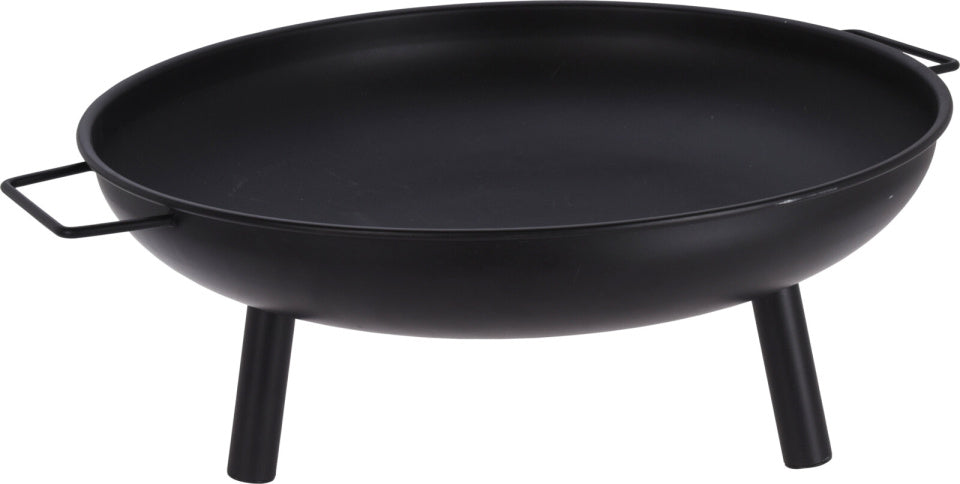 Ambiance Feier Schossel mam Deckel op de Been Metal Ø75 cm