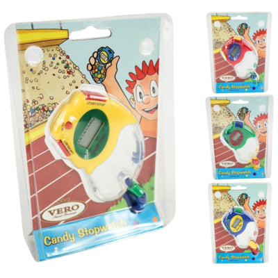 Vero Candy Stopwatch Battery Operated 4 Assorted | 24 pieces