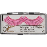 Jofrika cosmetics kunstwimpers roze glitter 9,5 cm b-keus ve500 | 50 stuks