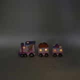 Train Easter pink LED on battery 29 cm | 12 pieces