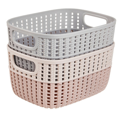 Keeeper laundry basket grey 23.5 cm 3.5 L | 10 pieces