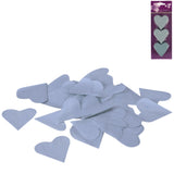 Confetti heart blue 100 g | 24 pieces
