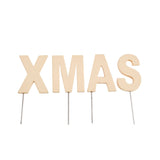 Abi dekorasjon julebrevplugger xmas cream 5 cm | 24 stykker