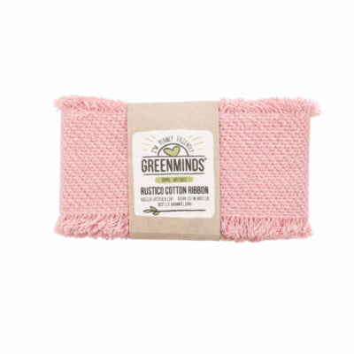 Greenminds ribbon rustic pink 2 m | 30 pieces