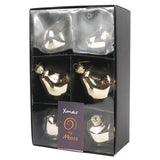 Xmas by mooss xmas by moos Bolas navideñas gris 8 cm 6 piezas | 12 piezas