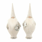 J-line beeld kerstman gnome 25 cm 2 assorti | 8 stuks