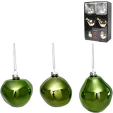 Xmas by mooss xmas by moos Bolas navideñas verde 8 cm 6 piezas | 12 piezas
