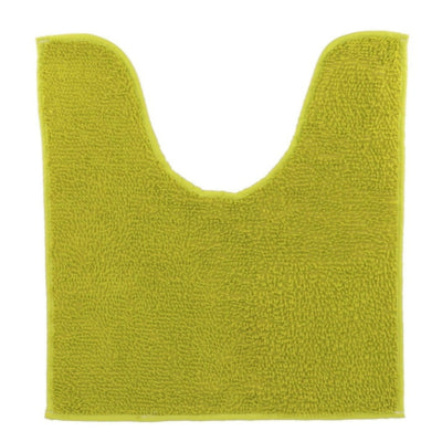 WC podložka limetkovo zelená polyester 45 x 50 cm | 6 kusov