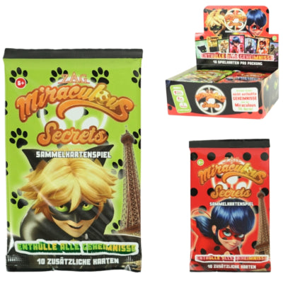 Wonnerbare Sammlerkaarte Booster Pack Däitsch Set vun 10 | 96 Stéck