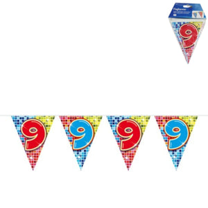Mini -Flag -Linienblöcke 9 Jahre, 3mtr.