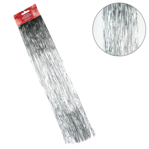 Deco Heitmann lametta foil silver-colored 300 strips 50 cm | 60 Stéck
