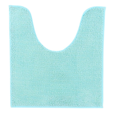 Wc mat aqua polyester 45 x 50 cm | 6 stuks