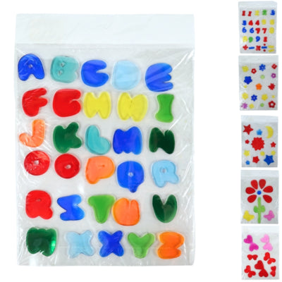 Window Stickers 28 cm 6 assorted | 36 pieces