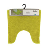 Wc mat limegroen polyester 45 x 50 cm | 6 stuks