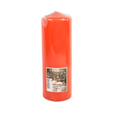 Gala pillar candle orange 7 x 20 cm | 12 pieces