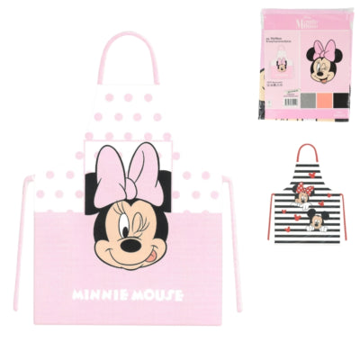 Disney minnie mouse keukenschort volwassenen 90 cm 2 assorti | 48 stuks