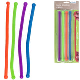 Super stretch anti-stress rope 27 cm set of 4 | 24 pieces