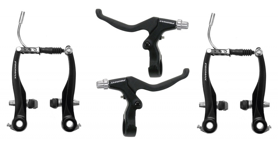 Remset v-free con freno preven in alluminio nero