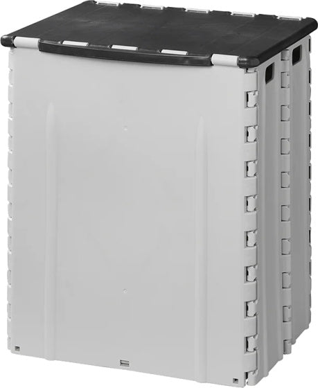 Proplus Waste Bin Skládací 35 litrů 25 x 31 x 38 cm šedá černá
