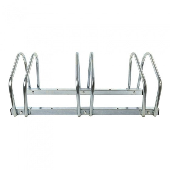 Bicycle rack for three bicycles