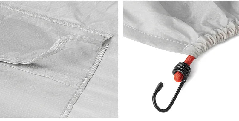 Pokrywa rowerowa Proplus XL - 2 rowery - E -Bike - jasnoszary