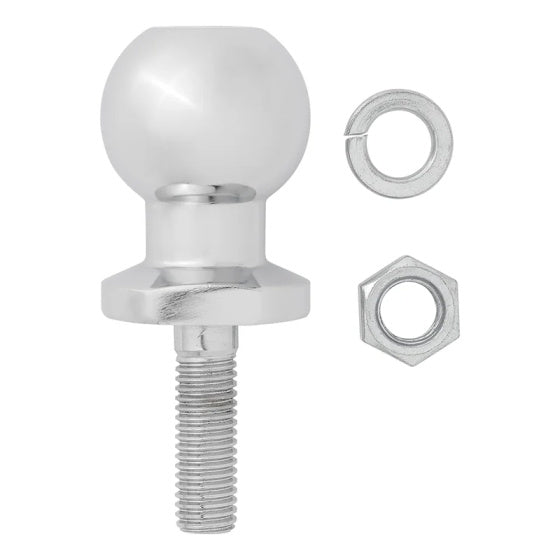 Proplus Towbarkugel 50 mm gerade Stahl M16 x 55 mm Silber