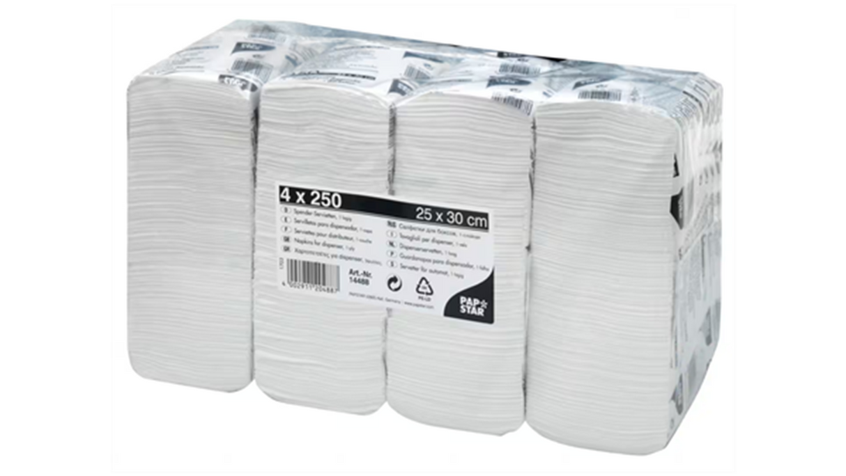 Papstar navulservetten 250st 4 pak