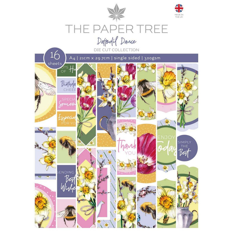 The paper tree • daffodil dance die cut sheets a4