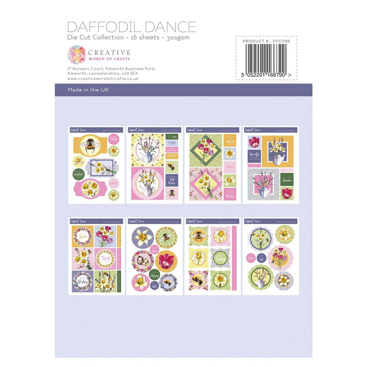 The paper tree • daffodil dance die cut sheets a4